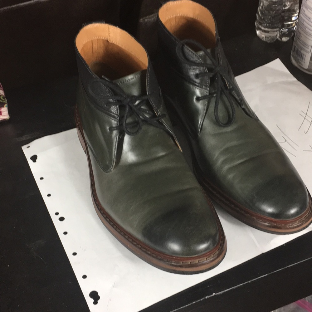 Cole Haan gray and black oxfords